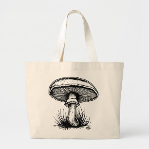 Bolsa Tote Grande Cogumelo