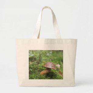 Bolsa Tote Grande Cogumelo no musgo