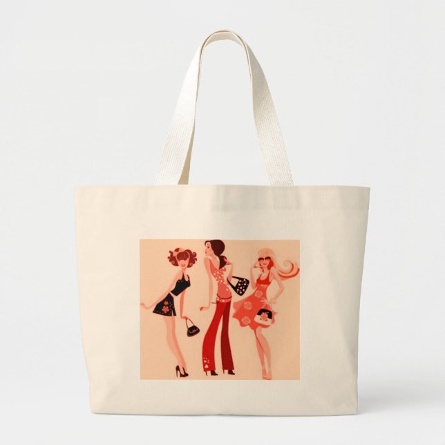 BOLSA TOTE GRANDE COLEÇÃO DA RAINHA DA COMPRA (Frente)