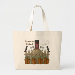 Bolsa Tote Grande "Colheita de Tomilho" Saco de outono