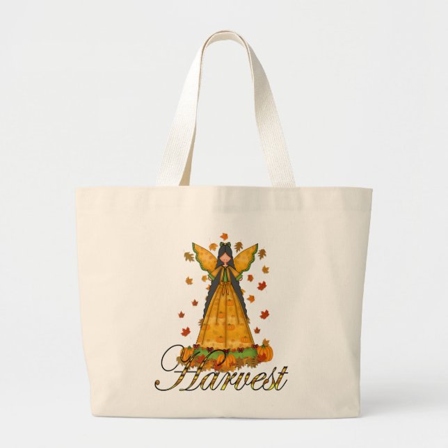 Bolsa Tote Grande Colheita do Anjo Queda Saco (Frente)