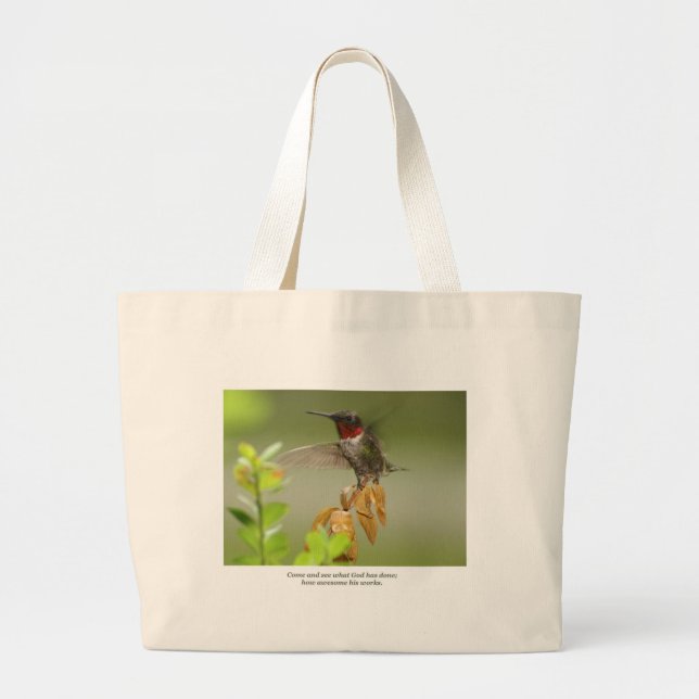 Bolsa Tote Grande Colibri impressionante (Frente)