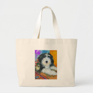 Bolsa Tote Grande Collie farpado