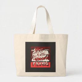 Bolsa Tote Grande com pouca ajuda de meus amigos