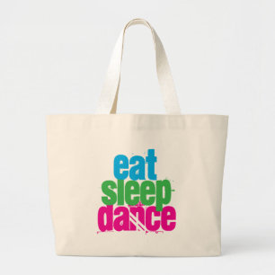 Bolsa Tote Grande Coma, durma, dance