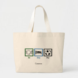 Bolsa Tote Grande Coma Sleep Jogue Futebol