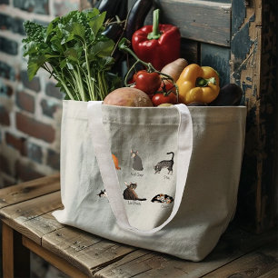 Bolsa Tote Grande Comandos Cat