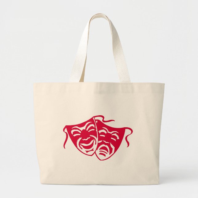 Bolsa Tote Grande Comédia ou tragédia 3 (Frente)