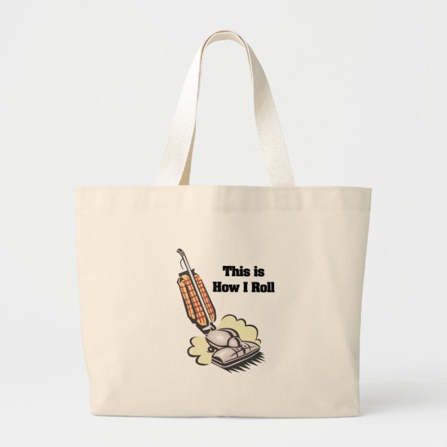 Bolsa Tote Grande Como Rolar (Limpeza de Vácuo) (Frente)