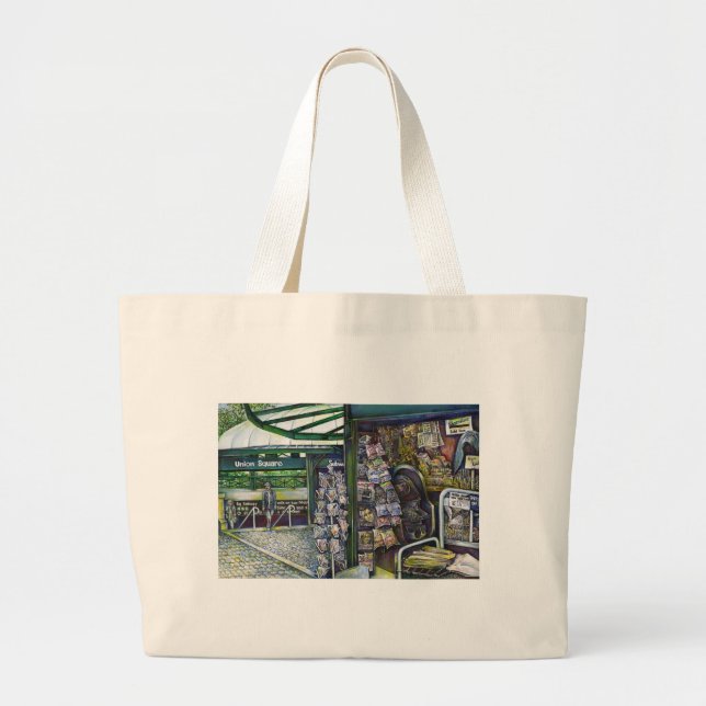 Bolsa Tote Grande Como Uma Imagem É Inimaginativa? (Frente)