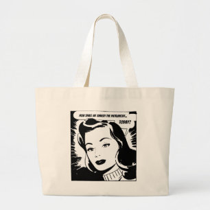 Bolsa Tote Grande Como vamos esmagar o patriarcado hoje?