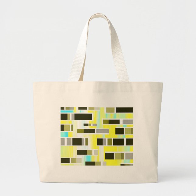 Bolsa Tote Grande Composição Amarela (Frente)