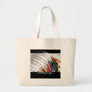 Bolsa Tote Grande Compositor - eu tenho algo para dizer