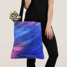 Bolsa Tote Grande Compras de Supermercado Abstratas Praia