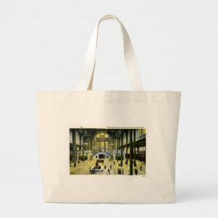 Bolsa Tote Grande Concourse do trem, vintage da estação da união