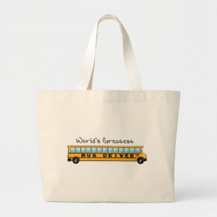 Bolsa Tote Grande Condutor de autocarro do mundo do KRW o grande
