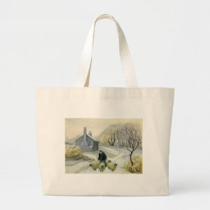 Bolsa Tote Grande Conduzindo os carneiros