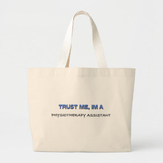 Bolsa Tote Grande Confie que eu mim é um assistente da fisioterapia