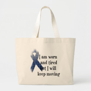 Bolsa Tote Grande Consciência da artrite reumatóide:: Eu sou vesti