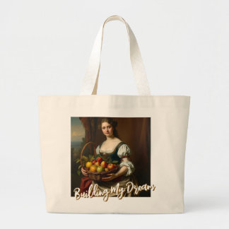 Bolsa Tote Grande Construindo meu sonho