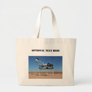 Bolsa Tote Grande Coober Pedy Outback Austrália Foto de Souvenir