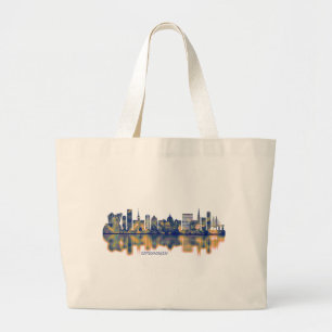 Bolsa Tote Grande Copenhagen Skyline