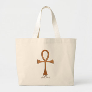 Bolsa Tote Grande Copper egípcio ANKH