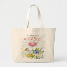 Bolsa Tote Grande Coquetel Mocktail Society