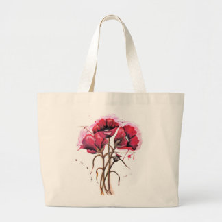 Bolsa Tote Grande Cor d'água da papa vermelha