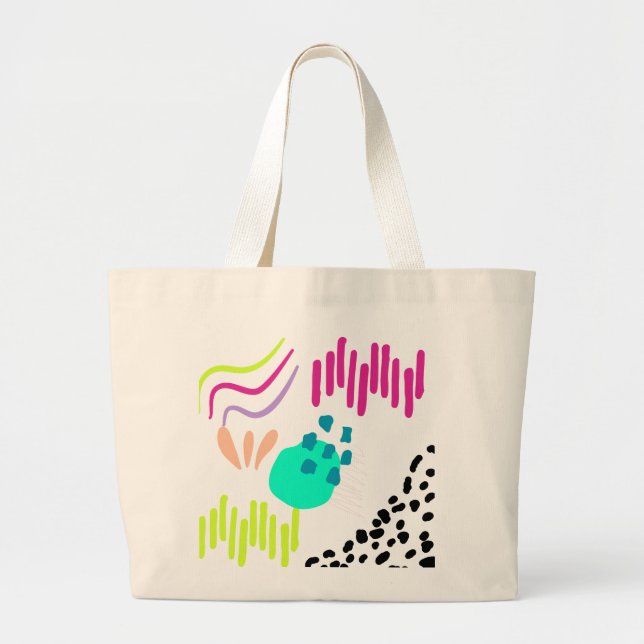 Bolsa Tote Grande Cor moderna (Frente)
