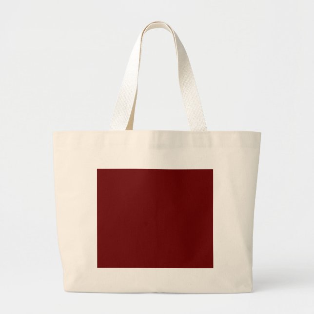 Bolsa Tote Grande cor vermelha do sangue (Frente)