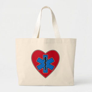 Bolsa Tote Grande Coração de EMT