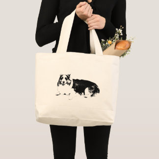 Bolsa Tote Grande Corgi Calm Companion