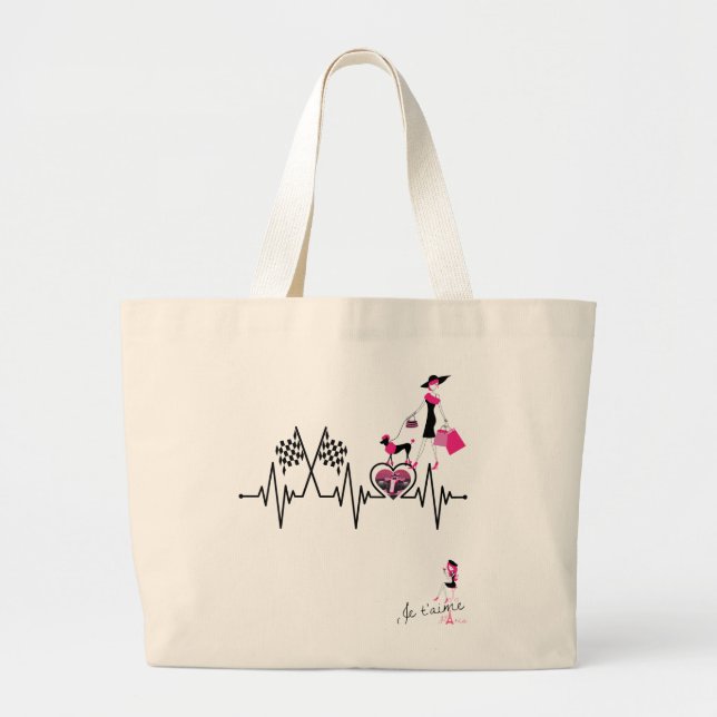 Bolsa Tote Grande Corrida em Paris (Frente)