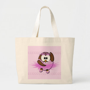 Bolsa Tote Grande coruja bailarina