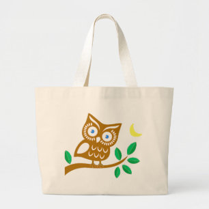 Bolsa Tote Grande Coruja bonito