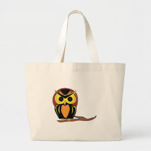 Bolsa Tote Grande Coruja de noite