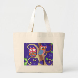 Bolsa Tote Grande Corujas crepusculares