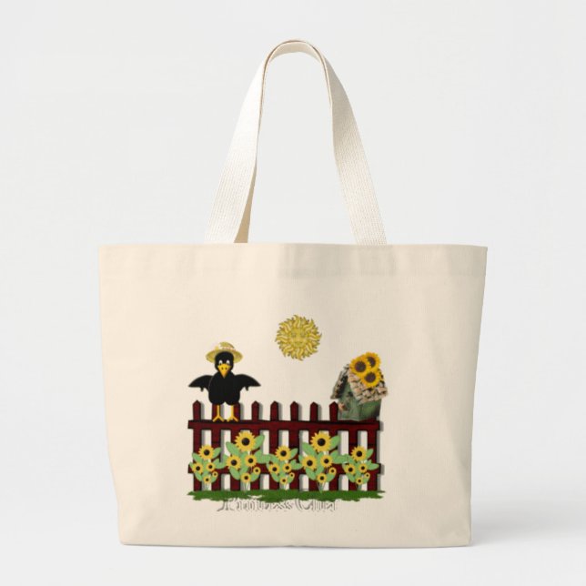 Bolsa Tote Grande corvo (Frente)