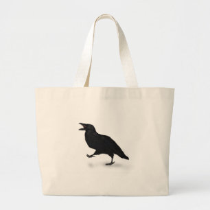 Bolsa Tote Grande Corvo de Sqwarking