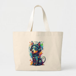 Bolsa Tote Grande Cosmic Pup Astronaut - Tote