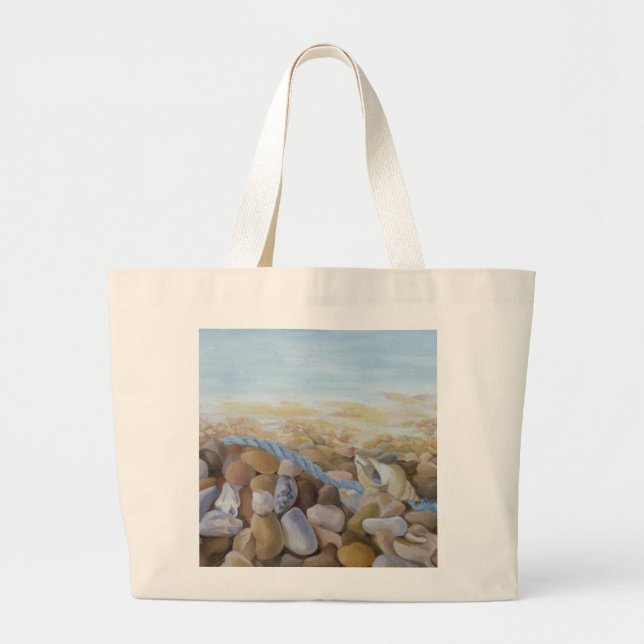 Bolsa Tote Grande Costa de mar (Frente)