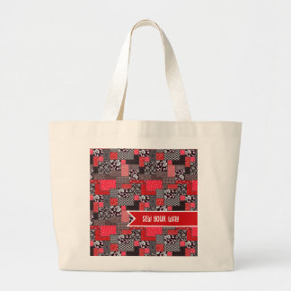 Bolsa Tote Grande Costura Personalizada Patchwork Costure ao Seu Gos