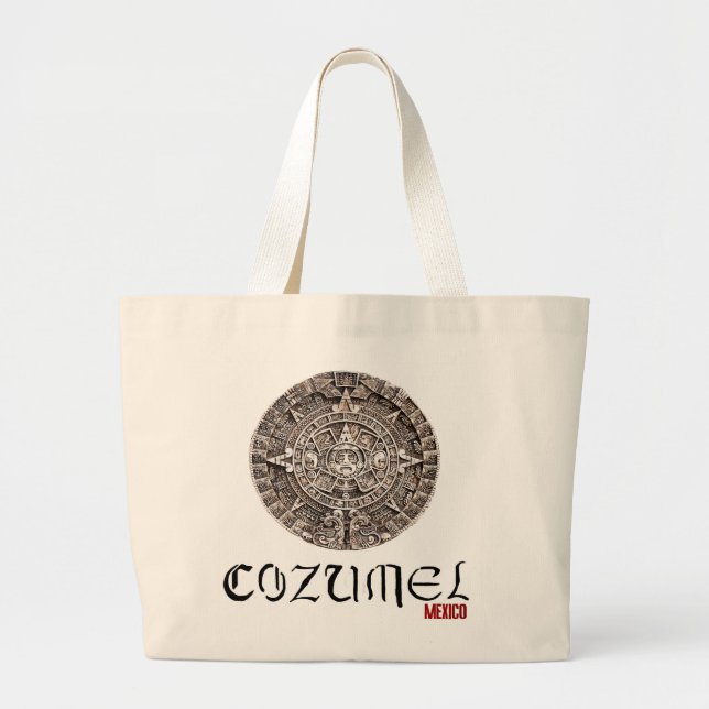 Bolsa Tote Grande Cozumel México (Frente)