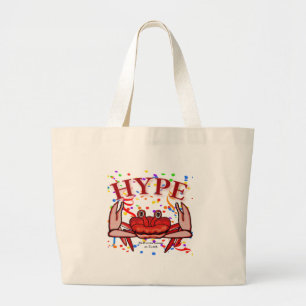 Bolsa Tote Grande Crab Hype, MeWarriorWoman no Twitch