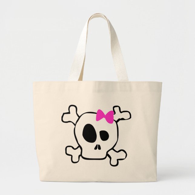 Bolsa Tote Grande Crânio feminino (Frente)