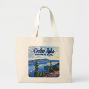 Bolsa Tote Grande Crater Lake National Park Oregon Retro
