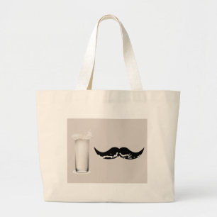 Bolsa Tote Grande Creme de bigode leite