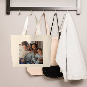 Bolsa Tote Grande Crianças de fotos da família