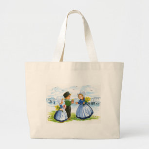 Bolsa Tote Grande Crianças holandesas